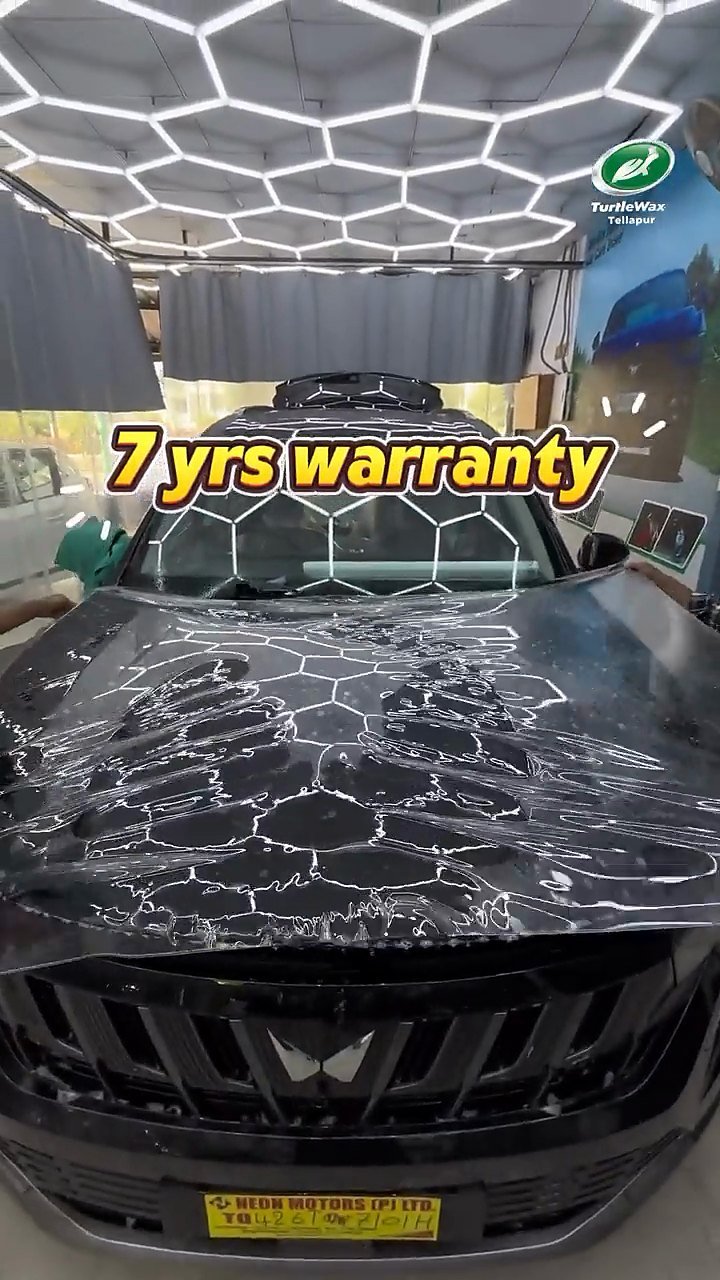 Paint protection film going on a Mahindra XUV700